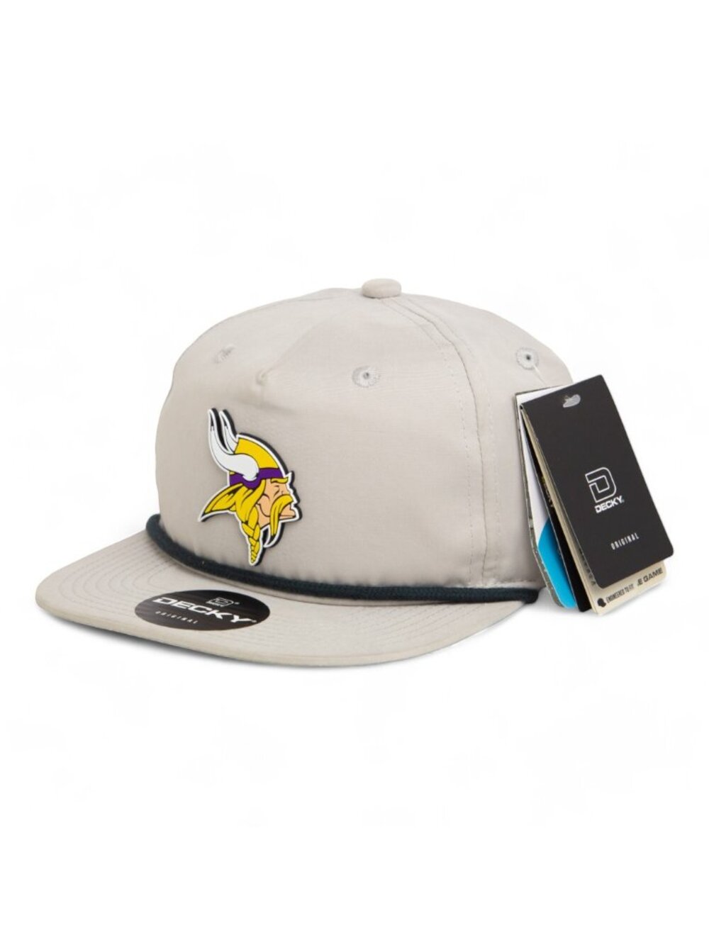 Minnesota Vikings 3D Classic Rope Hat- Grey/ Charcoal